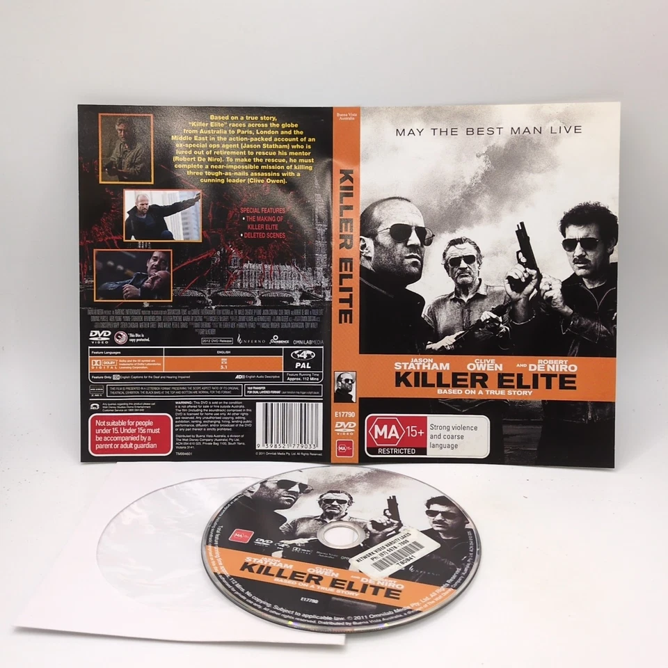 Killer Elite (DVD, 2011) - R4 DISC & ART ONLY D92 - image 1 of 1