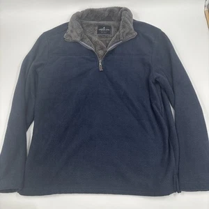 Towne Collection London Fog Fleece Jacket Mens XL Blue - Picture 1 of 10