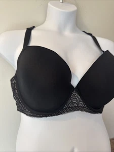 Sujetador Paramour Negro con Aros 42DD Encaje Espalda Corredora Copas Moldeadas - Imagen 1 de 11