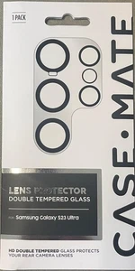 Case-Mate Samsung Galaxy S23 Ultra Camera Lens Protector - 9H Tempered Glass - Picture 1 of 1
