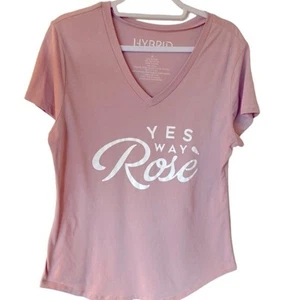 Graphic Tee "Yes Way Rose" Size 2X Blush Pink - Picture 1 of 4