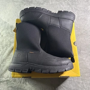 Neu Carhartt Kentwood 9" STAHLKAPPE GUMMISTIEFEL Herren Arbeitsstiefel Größe 10,5 W - Bild 1 von 7