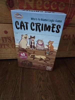 Juego de lógica Cat Crimes 100 % completo para un jugador o cooperativo usado en excelente estado Thinkfun 2017 Foto 1 de 4