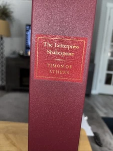 Timon Of Athens The Folio Society # 42 Letterpress Shakespeare - Bild 1 von 8