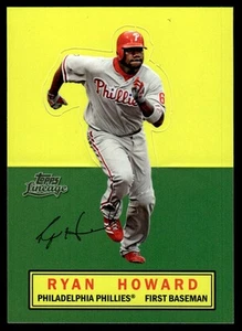 2011 Topps Lineage Stand-Ups Ryan Howard Philadelphia Phillies #NNO - Picture 1 of 2