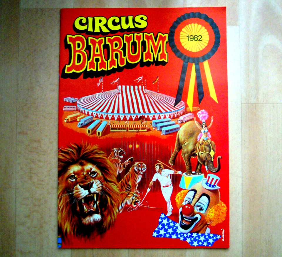 CIRCUS BARUM 1982 Programmheft Illustrierte alte Heft Top Zustand - Bild 1 von 3