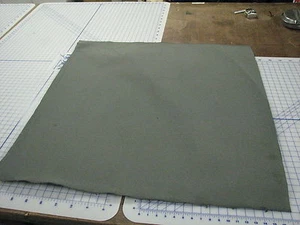 military 42" wide yard of fabric cotton duck grey USGI army heavy thick 3LBS - Picture 1 of 3