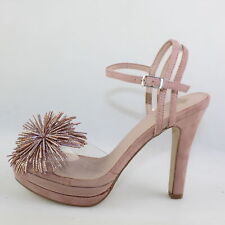 Women's Shoes MENBUR 39 Eu Sandals Pink Suede DC610-39