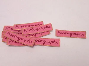 10 x Motivo de álbum de fotos rosa bordado - Artesanías #1A139 - Imagen 1 de 1