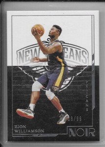 2021-22 Noir Icon Editon- Zion Williamson /99 New Orleans Pelicans!