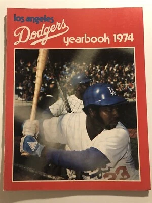 1974 LOS ANGELES DODGERS Yearbook JIM WYNN Steve GARVEY Ron Cey LOPES Don SUTTON - Image 1 of 4