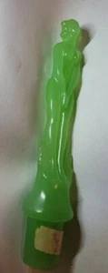 Fenton September Morn Nymphe Blume Frosch Jadeit Glas Akt Art Deco 30er Jahre Dame - Bild 1 von 12