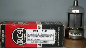 6146 RCA Electron Tube Made in U.S.A Amplitrex Tested 1 PC  #2970001 - Picture 1 of 8