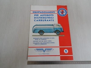 DEPLIANT ORIGINALE VIBERTI SAIV CAMION PORTA BENZINA AUTOBOTTE - Foto 1 di 3