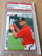 ALBERT PUJOLS 2000 Multi Ad Top Prospects Rookie Card RC PSA 9 MINT POP 10 HOF