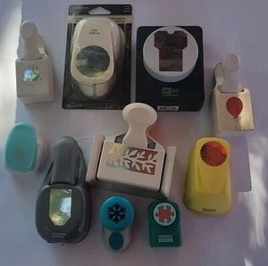 Lot Of 10 Martha Stewart Recollections McGill Marvy Uchida & Others Paper Punch - Picture 1 of 12