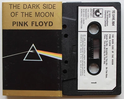 PINK FLOYD - DARK SIDE OF (HARVEST TCSHVL804) MID 1970s UK CASSETTE TAPE BLACK - Image 1 of 3