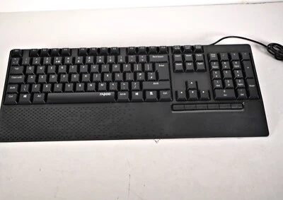 Rapoo NK2000 Black Wired USB Keyboard UK QWERTY Layout New & Sealed - Image 1 of 4