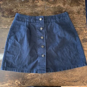 Aeropostale Blue Corduroy Mini Skirt Size 8 - Picture 1 of 7