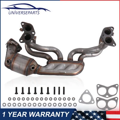 Convertidor catalítico con junta para 12-16 Subaru Legacy Outback Forester Impreza Foto 1 de 4