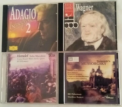 Adagio Karajan 2 + Handel Judas Maccabeus + Wagner + Stokowski's Mussorgsky (CD) - Image 1 of 2