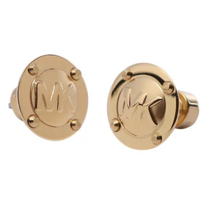 MICHAEL KORS MK Logo Rose Gold Stainless Steel Stud Earrings MKJ2987791 - Picture 1 of 4