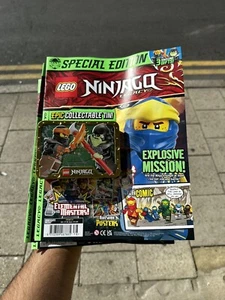 LEGO NINJAGO LEGACY MAGAZINE ISSUE 25 COLE VS BONE KNIGHT 112326 METAL TIN BOX - Picture 1 of 2