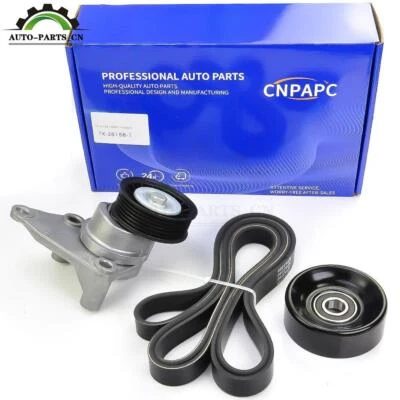 For Chevrolet Avalanche 1500 Silverado Tahoe GMC (Serpentine Belt Component Set) - Image 1 of 4