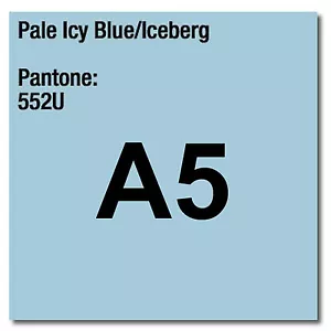 80 gsm A5 Coloraction printer & photocopier paper x 500 sheets ICY BLUE ICEBERG - Picture 1 of 3