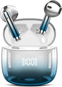 Kicoeon J59 True Wireless Earbuds, Bluetooth Headphones 48H Playtime, LED, IPX7 - Picture 1 of 7