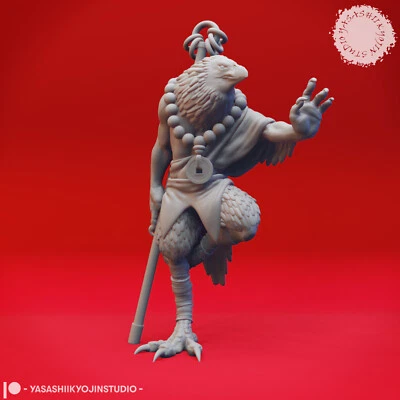 Kenku Monk Druid - Yasashii - Monster Dungeons & Dragons 32 mm D&D gioco di ruolo NPC