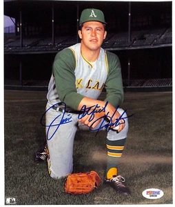 Jim "Catfish" Hunter Autographed 8x10 Photo PSA/DNA Athletics A's - Picture 1 of 2