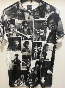 T-shirt uomo Jimi Hendrix - stile vintage con licenza ufficiale - nuova - Foto 1 di 6