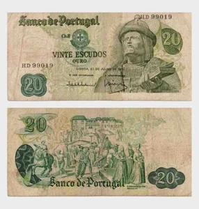 Portugal - 1971 - 20 Escudos - Replacement : HD - "F" #ED4836 - Picture 1 of 6