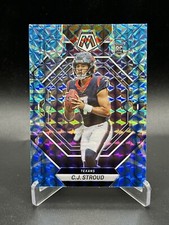 2023 Mosaic Football #292 C.J. Stroud REACTIVE BLUE MOSAIC PRIZM (RC) Houston...