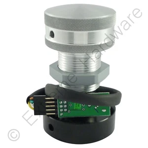 Ultimarc SpinTrak Arcade USB Rotary Spinner Large Flyweight & Silver Knob - Picture 1 of 2