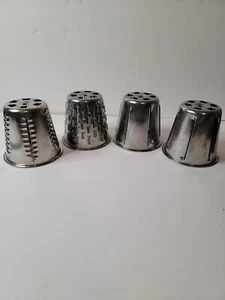 4 Saladmaster Veggie Shredder Cutter Cones Food Processor Replacement GUC - Picture 1 of 3