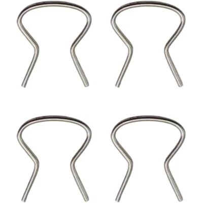 Clip retenedor manivela manivela manivela manija ventana coche 8 piezas, clip de retención de metal para manija puerta coche Foto 1 de 4