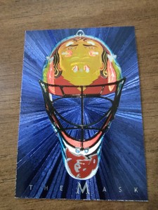 2001-02 Between The Pipes Masks Jocelyn Thibault Chicago Blackhawks