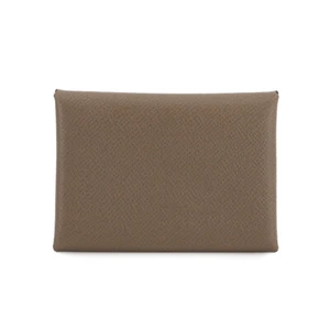 HERMES Calvi Duo Kartenetui Epsom Etoupe W 90282018 - Bild 1 von 8