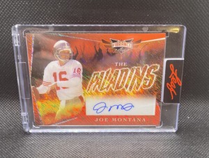 2023 Leaf Vibrance #TP-JMI Joe Montana The Paladins Auto /6
