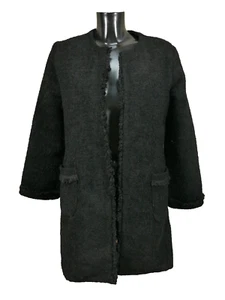 Salvatore Ferragamo Damen Mantel Gr M / Schwarz Edel Neuwertig ( S 7930 ) - Bild 1 von 6
