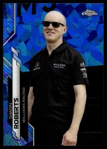 2020 Topps Chrome SAPPHIRE Formula 1 SIMON ROBERTS #87 WILLIAMS - Picture 1 of 2