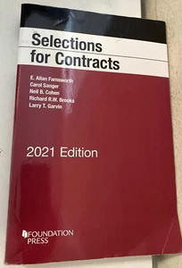 Selected Statutes Ser  Selections for Contracts, 2021 Edition by Carol Sanger - Picture 1 of 4
