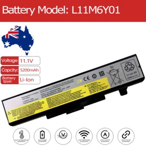 L11M6Y01 Battery for Lenovo G405 80A9,G580 22689 ,G580 22189,G580 2689,121500038 - Picture 1 of 6