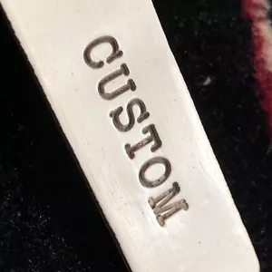 Orig 1962 '63, '64, '65 Gibson Les Paul CUSTOM WHITE SG Halsplatte SUPER SELTEN!! - Bild 1 von 9