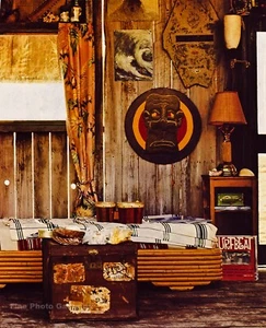 1990s Vintage BRUCE WEBER Tropical Island Beach Interior Design Photo Art 12X16 - Picture 1 of 1