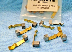 AMERICAN FLYER TEN NEW ALCO,GP7 DIESEL BRUSHES SOLDERED TO NEW BRUSH ARMS - Picture 1 of 1