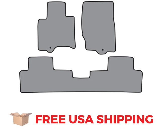 FITS 2009-2012 Infiniti FX35 2pc Frts & 1pc Rr Floor Mat Cutpile Foto 1 de 1