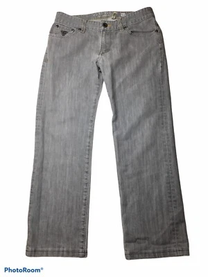 Guess Women's Size 31 Grey Lincoln Slim Straight 5 Pocket Jeans - Image 1 of 4